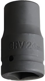 БAK.01824, Головка торцевая ударная удлиненная 1 6-гр. 24 мм стальная 1 (25 мм.) 24