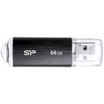 Флеш Диск Silicon Power 64Gb Ultima U02 SP064GBUF2U02V1K USB2.0 черный