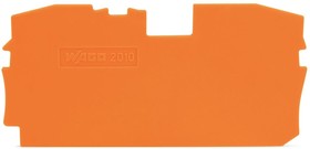 Фото 1/4 2010-1292, Торцевая пластина, 1 мм, оранжевая