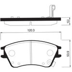 SP1147, SP1147SNS_[581012DA10] !колодки дисковые п.\ Hyundai Elantra 1.5i 00-06