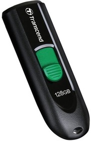 Фото 1/10 Флеш-диск 128GB TRANSCEND JetFlash 790C, разъем USB Type-С, черный/зеленый, TS128GJF790C