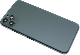 Фото 1/2 Задняя крышка (корпус) в сборе с рамкой для Apple iPhone 11 Pro Max зеленая