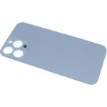 Задняя крышка (стекло) для Apple iPhone 13 Pro Max синяя