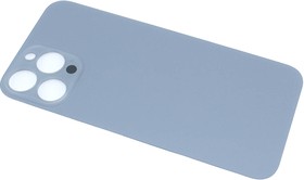Фото 1/2 Задняя крышка (стекло) для Apple iPhone 13 Pro Max синяя