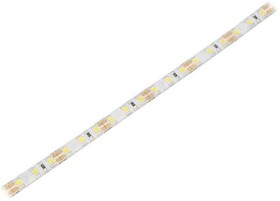 Фото 1/2 HH-S96F008-2835-12 WW WHITE PCB IP65A, Лента LED, белый теплый, 2835, 12В, LED/м: 96, 8мм, белая PCB, IP65