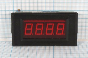 Фото 1/2 Головка измерительная Вольтметр, размер 71x39 мм, 200В, марка SM3D-DV200, красный, цифровой