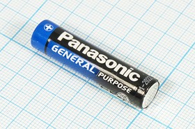 Батарейка, напряжение 1.5 В, AAA, 286/R03, PANASONIC
