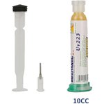 Гель-флюс среднеактивный для BGA,SMD UV-223 10г ( + 2 иголки дозирующие)
