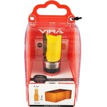 Фреза кромочная прямая обгонная с верхним подшипником 19 х 26 мм хвостовик 8 мм ...