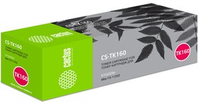 Фото 1/10 Тонер-картридж Cactus CS-TK160 для Kyocera Mita FS 1120D, черный, 2500 стр. (туба, 120 г.)