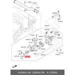 25500-3C150, Термостат HYUNDAI Genesis (14-) (3.0/3.8) OE