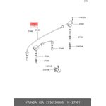 27501-38B00, Провод высоковольтный HYUNDAI Sonata 4,5 (2.0),Santa Fe KIA ...