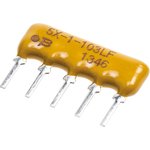 4605X-101-223LF, 4600X 22k ±2% Bussed Resistor Array, 4 Resistors, 0.63W total ...