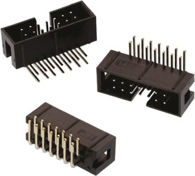 61202021721, Pin Header, угловой, Wire-to-Board, 2.54 мм, 2 ряд(-ов), 20 контакт(-ов), Through Hole Right Angle