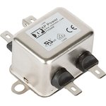 FHSMM06A1FR, FHSM 6A 264 V ac 0 400Hz, Chassis Mount EMI Filter, Quick Connect ...