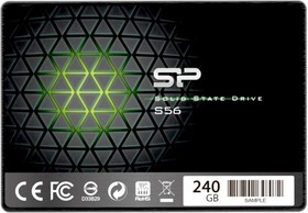 Фото 1/3 SP240GBSS3S56B25RM, Накопитель SSD 240Gb Silicon Power Slim S56 (SP240GBSS3S56B25)