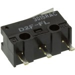D2F-FL, Basic / Snap Action Switches HINGE LEVER GP PCB
