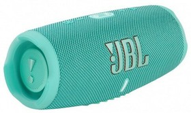 Фото 1/10 JBLCHARGE5TEAL, JBL Портативная акустика Charge 5, Bluetooth, 40 Вт, IP67, бирюзовый.