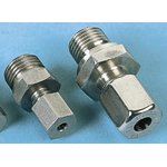 1/4 BSP Thermocouple Compression Fitting for Use with Thermocouple, 6mm Probe ...