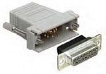 45-5117-BU, Conn RJ-45-D-Sub Adapter RCP/F 8/15 POS ST 1 Port Bulk