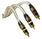 65-906, Cable Assembly Audio 1m 3(RCA) to 3(RCA) PL-PL