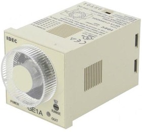 Фото 1/3 GE1A-C10HAD24, SPDT Time Delay Relays 24VAC/24VDC Relay/Solid State Output