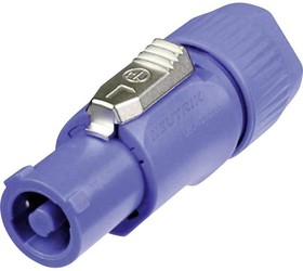 Фото 1/2 NAC3FCA, AC Power Plugs & Receptacles Cable end - powerCON 20 A - power in Blue, (RCAC3I-G-000-0)
