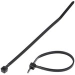 PLT1M-C0, Cable Ties, Standard Locking Weather Resistant Nylon 6/6 Black 22mm 80N Pan-Ty® Package