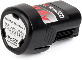 Фото 1/3 Аккумуляторная батарея (аккумулятор) TopOn для электроинструмента Bosch GWB 10.8-LI 10.8V 2.0Ah Li-Ion