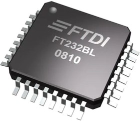 FT232BL-TRAY, USB Controller, USB 2.0, 6 V, 32-Pin LQFP