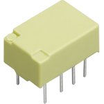 AGQ20T24, PCB Mount Non-Latching Relay, 24V dc Coil, 9.6mA Switching Current, DPDT