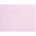 Папка-конверт на липучке горизонтальная A4 Morandi розовый 10 шт в упаковке A1772 PU
