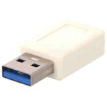 55225, Кабель USB 3.0,USB 3.1 вилка USB A,гнездо USB C Цвет белый