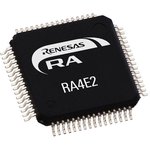 R7FA4E2B93CFM#AA0, 32bit ARM Cortex Microcontroller, RA, 100MHz, 4 KB Flash ...