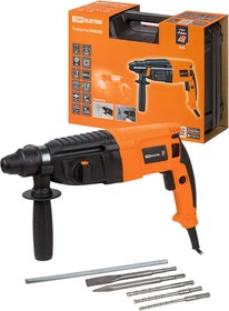 Фото 1/9 SQ1087-0103, Перфоратор П-850/26, 850 Вт, 0-1150 об/мин, 0-5300 уд/мин, 3 Дж, патрон SDS-Plus, кейс, "Рубин" TDM Electric