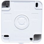 Розетка 1ая с крышкой AQUA белая п/герм 3110 4690612000541