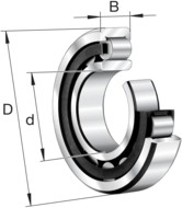 Фото 1/2 Подшипник FAG NU336-E-TB-M1-C3