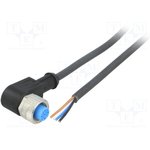 YG2A14-020UB3XLEAX, Female 4 way M12 to Unterminated Sensor Actuator Cable, 2m