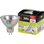 Лампочка галогенная ЭРА GU5.3-MR16-35W-12V-CL GU5.3 35 Вт софит теплый белый ...
