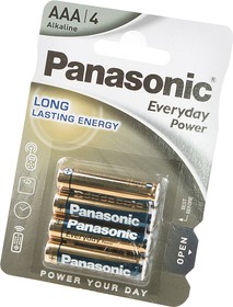 Panasonic Everyday Power LR03EPS/4BP LR03 BL4, Элемент питания