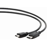 Кабель DisplayPort-HDMI Gembird/Cablexpert 3м, 20M/19M, черный, экран ...
