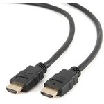CC-HDMI4L-1M, Кабель; HDMI 2.0; вилка HDMI,с обеих сторон; 1м; черный; 30AWG
