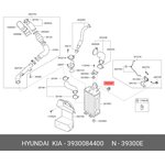 Датчик давления турбокомпрессора HYUNDAI/KIA 39300-84400