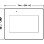 88970524, LCD Touch Panels Crouzet Touch HMI, CT104, Essential Version, Screen Only