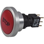 A9PFB1Y2GSP5, Apem Push Button Switch, Momentary, Panel Mount, 30mm Cutout ...