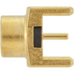 19S102-400L5, Plug PCB Mount SMP Connector, 50Ω, Solder Termination, Straight Body