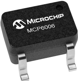 MCP6006T-E/LT, Operational Amplifiers - Op Amps 1MHz Single Gen Purpose OpAmp
