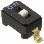 CFS-0102MB, Slide Switches OFF-ON 1 position DIP switch, .6mm raised actuator ...