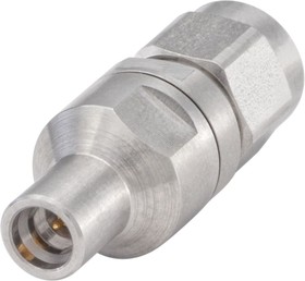 Фото 1/2 19S132-S00S3, Straight 50Ω Adapter SMP Male Plug to SMA 26.5GHz