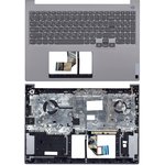 Клавиатура (топ-панель) для ноутбука Lenovo ThinkBook 16p G4 IRH серая с серым ...